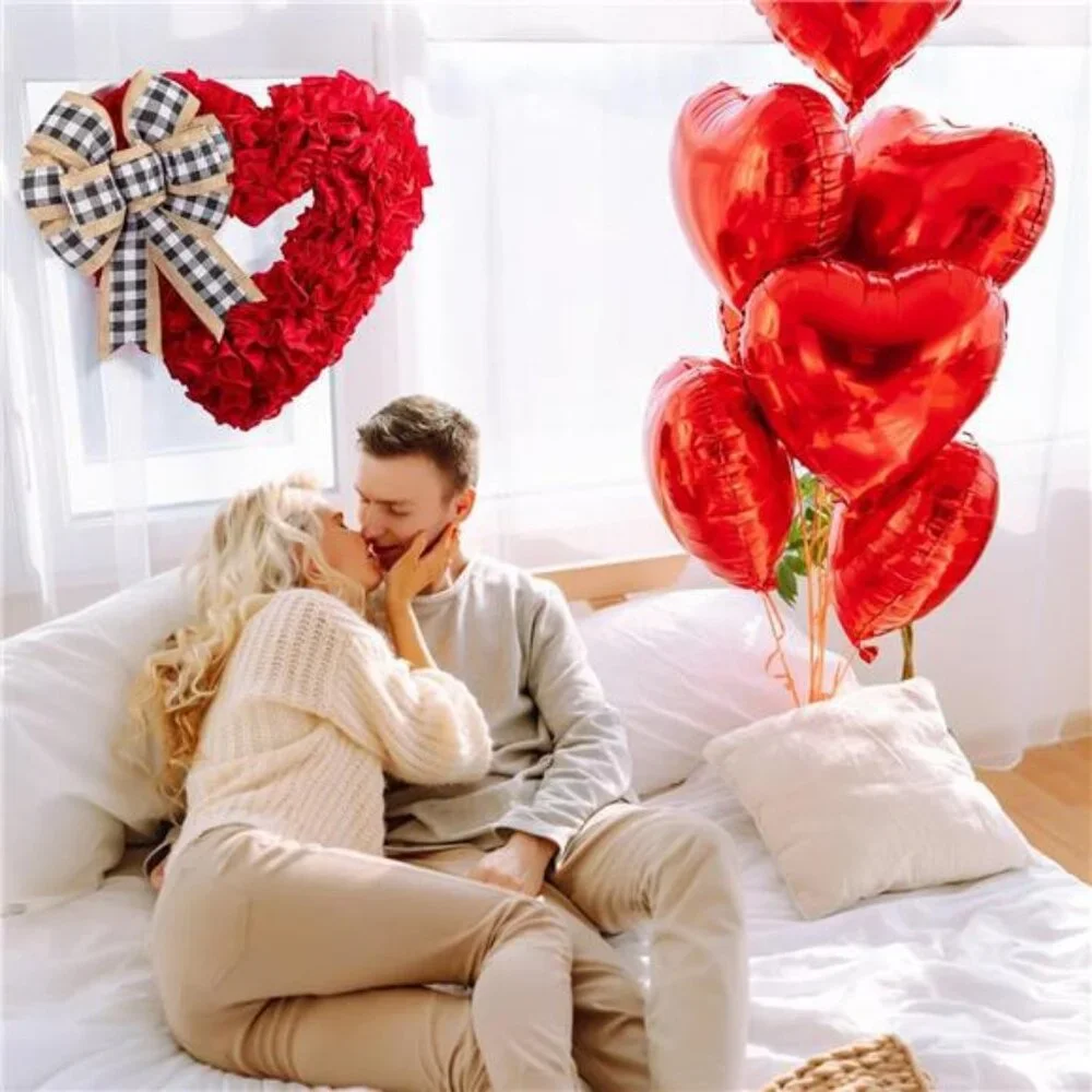 Valentines Day Decor Wreaths for Front Door Outside 17